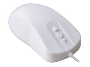Maus me Kabllo MED-MOUSE Active Key AK-PMH12 / Optical / 5 Button – Bardhë