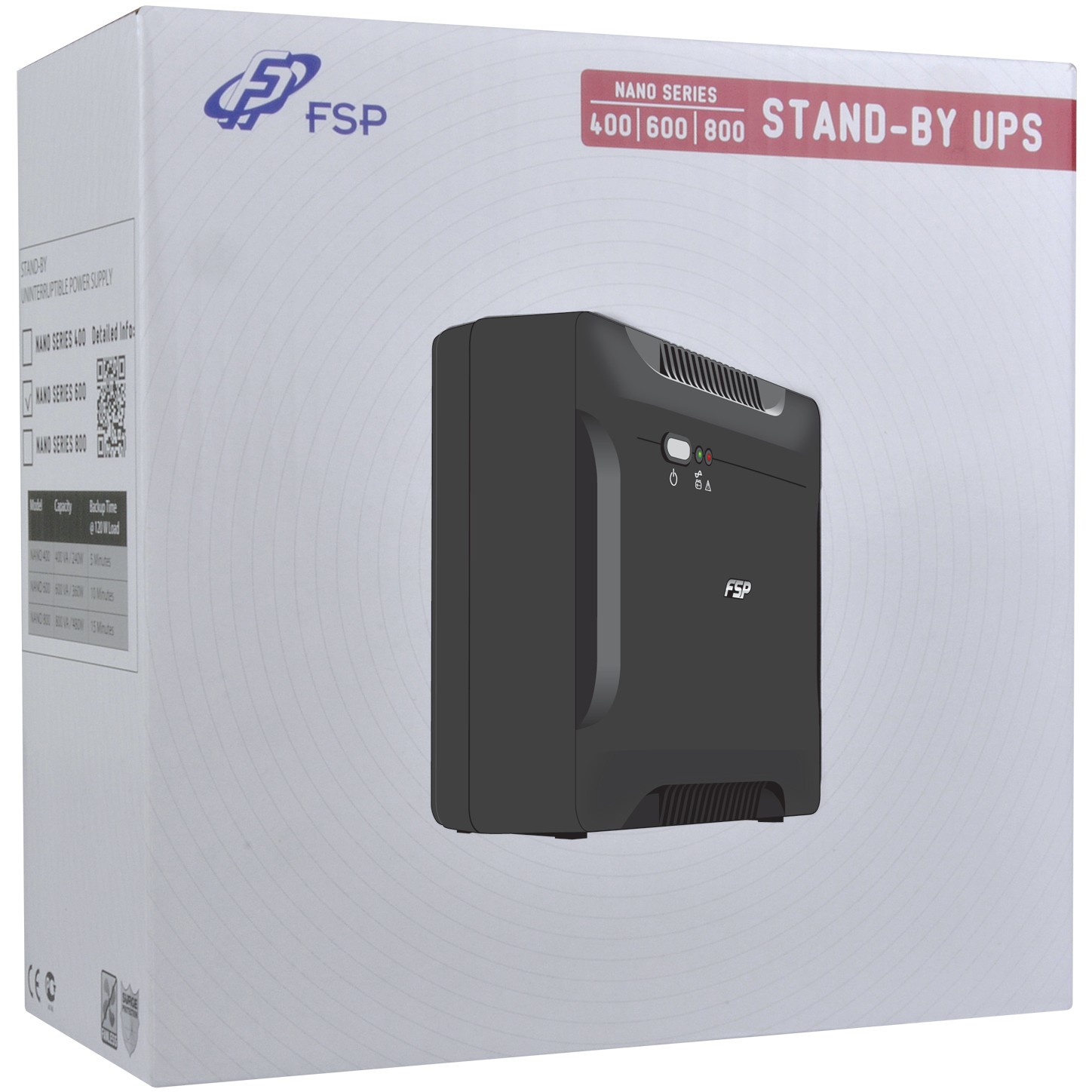 UPS FSP NANO 800 UPS Offline 800VA 480W - Figura 4
