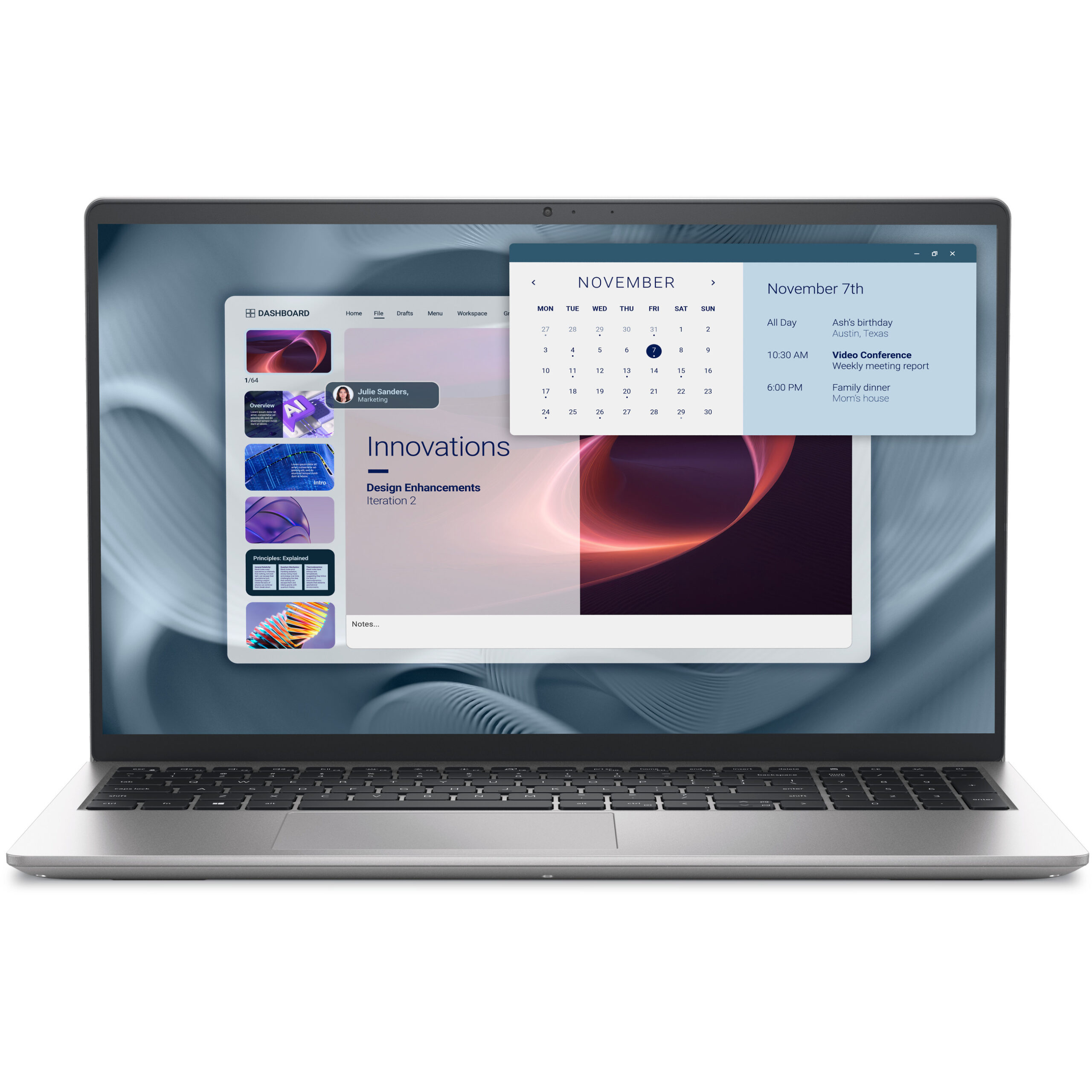 Laptop Dell Pro 15 Essential PV15250 / i7-1355U / 16GB DDR5 / 512GB / 15.6" Full HD IPS LED / Intel UHD Graphics / DE - Argjend