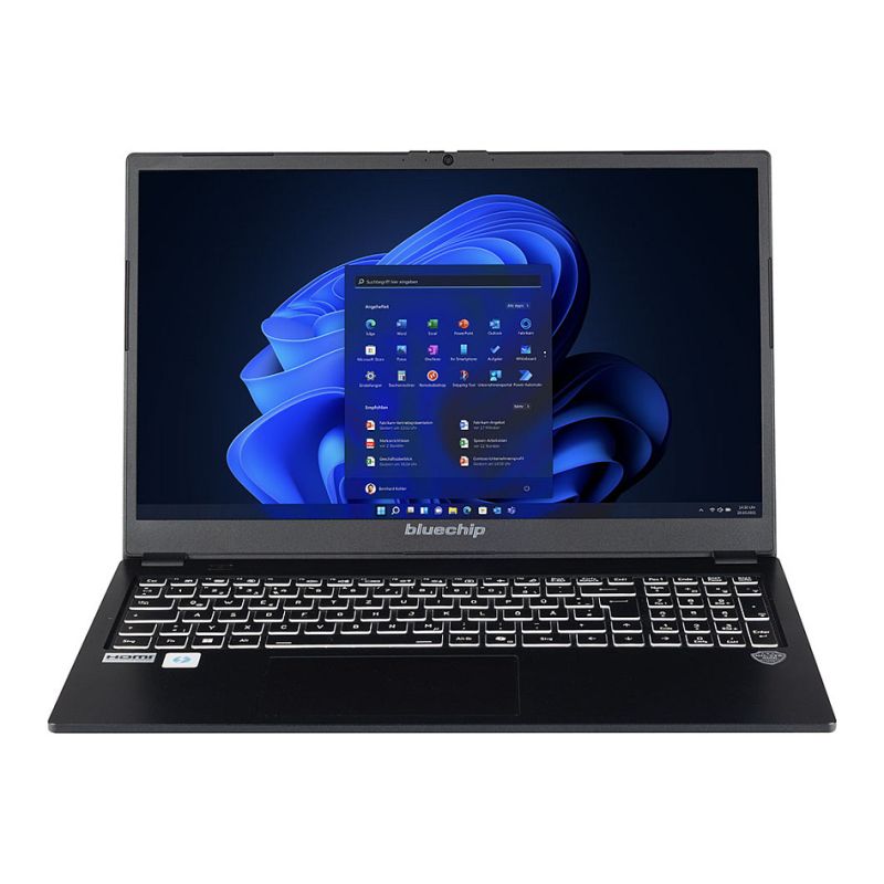 Laptop bluechip TRAVELline L15W18 / 5 120U / 16GB DDR4 / 500GB / 15.6" Full HD IPS / Intel Graphics / DE - Zezë