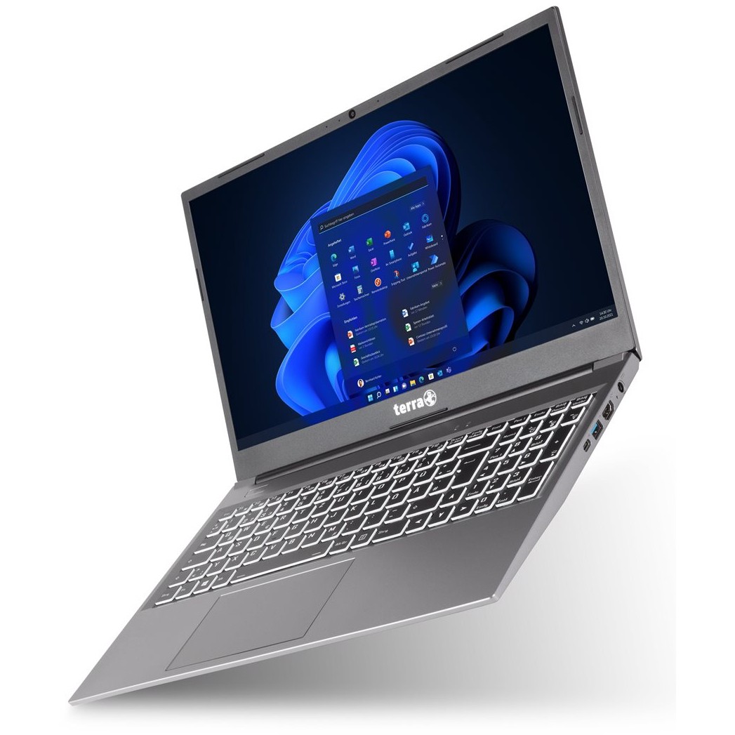 Laptop Wortmann TERRA MOBILE 1517 / i5-1235U / 16GB DDR4 / 500GB / 15.6" Full HD LED / Intel Iris Xe Graphics / DE - Gri - Figura 5