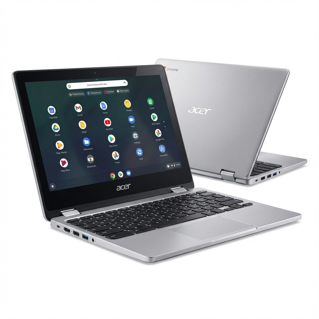 Laptop Acer Chromebook Spin 312 / Intel N100 / 4GB / 128GB / 12.2" WUXGA Touchscreen / Intel UHD Graphics / DE - Argjendi