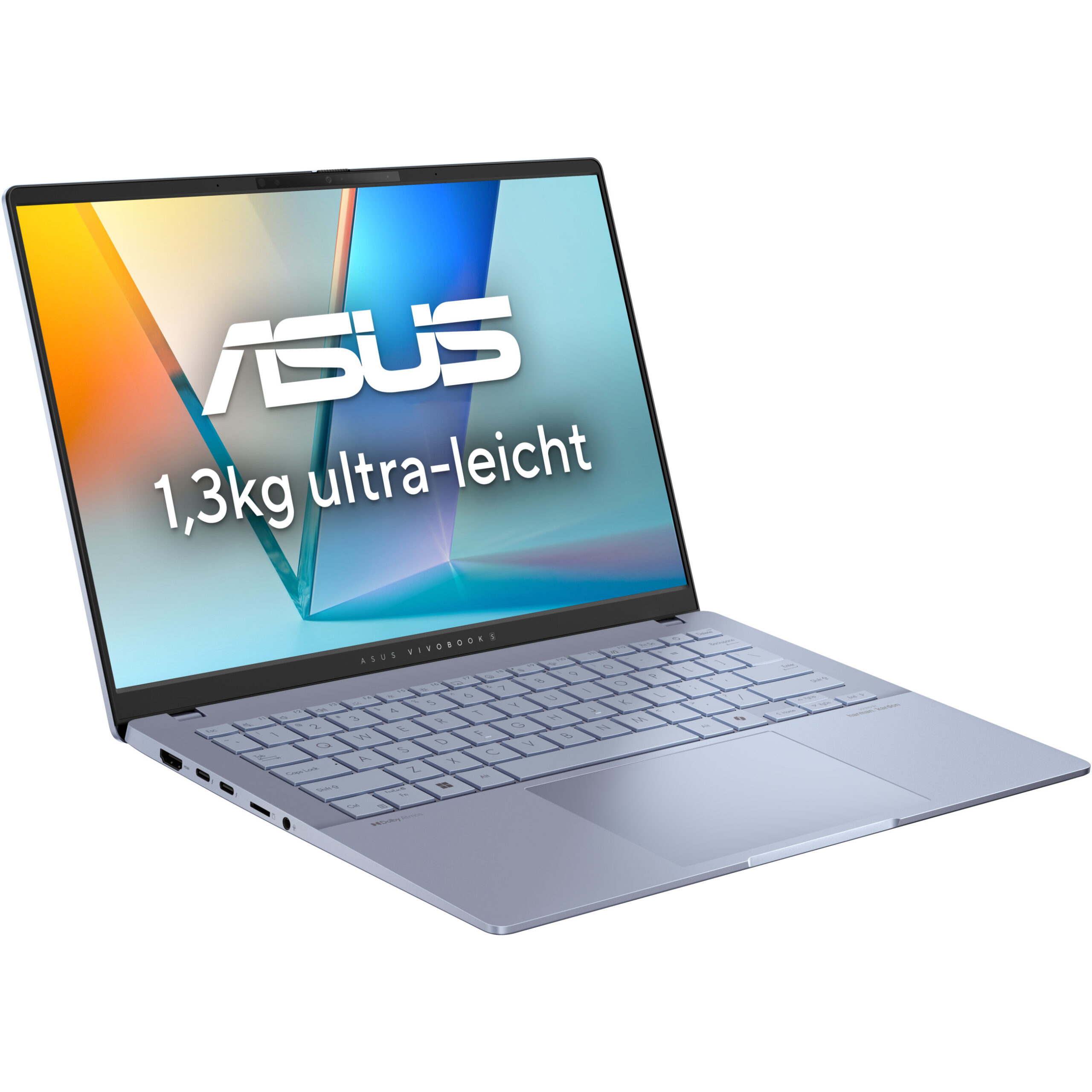 Laptop ASUS Vivobook S 14 OLED 14"WUXGA /Ultra 7 256V / 16GB LPDDR5x/ 1TB / 14" WUXGA OLED / Intel Arc Graphics 140V / DE - Blu e hapur - Figura 4