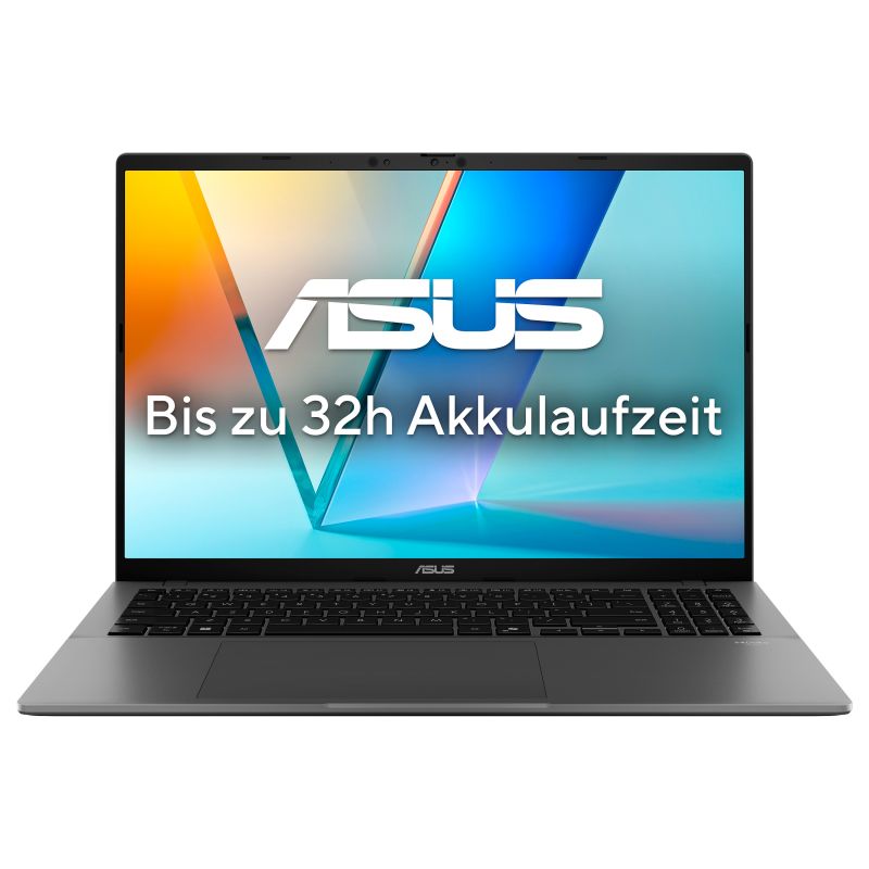 Laptop ASUS Vivobook S / Qualcomm Snapdragon X1-26-100 / 16GB LPDDR5x / 1TB / 16" WQXGA IPS / Qualcomm Adreno GPU / DE - Gri