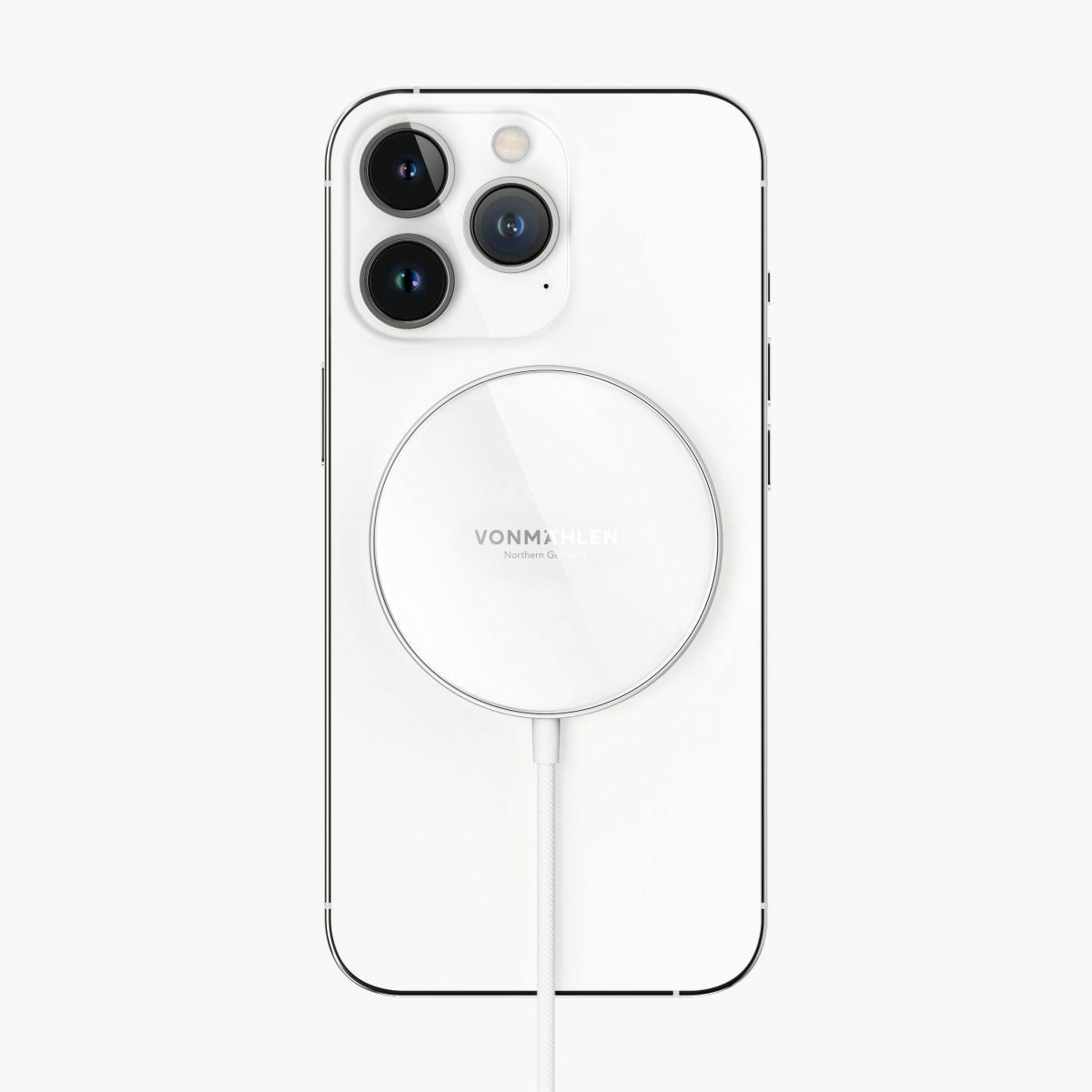 Aksesorë për telefon Wireless Charger Magnetic Vonmählen Aura Mini / Charging cable - Bardhë - Figura 2