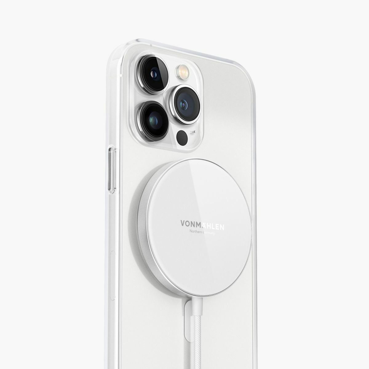 Aksesorë për telefon Wireless Charger Magnetic Vonmählen Aura Mini / Charging cable - Bardhë - Figura 3