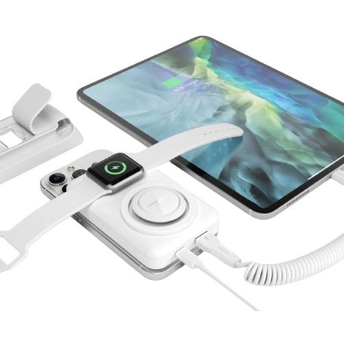 Aksesorë për telefon Vonmählen allroundo Pro Powerbank magnetike – Bardhë - Figura 3