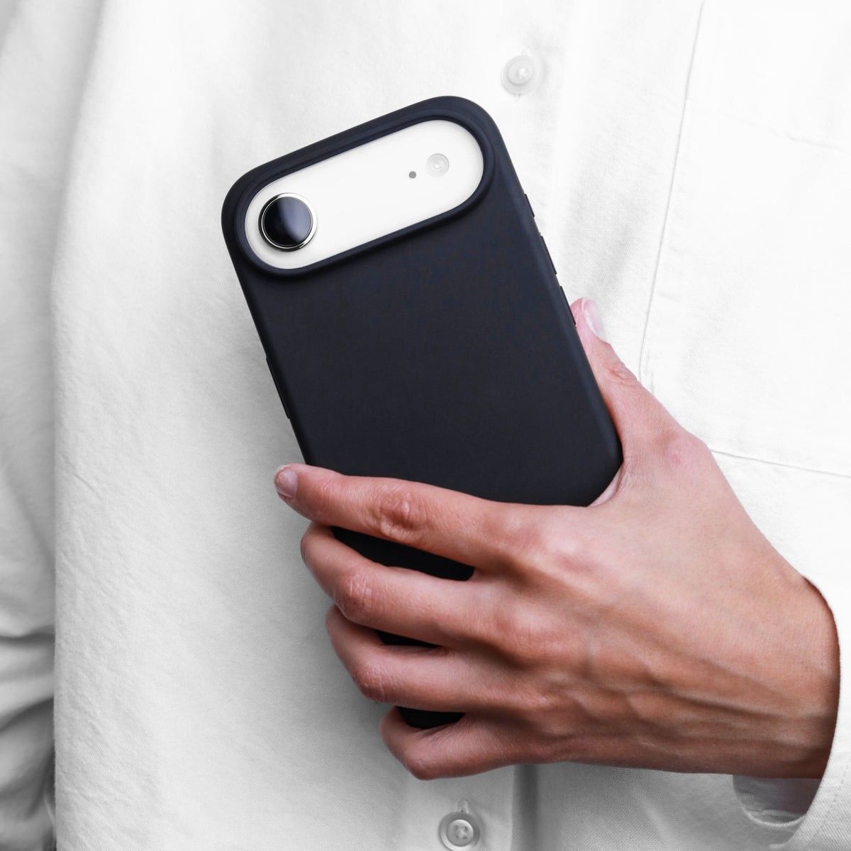 Aksesorë për telefon Mbrojtëse Silikoni Vonmählen Soft për iPhone 17 Air - Blu e mbyllur - Figura 4