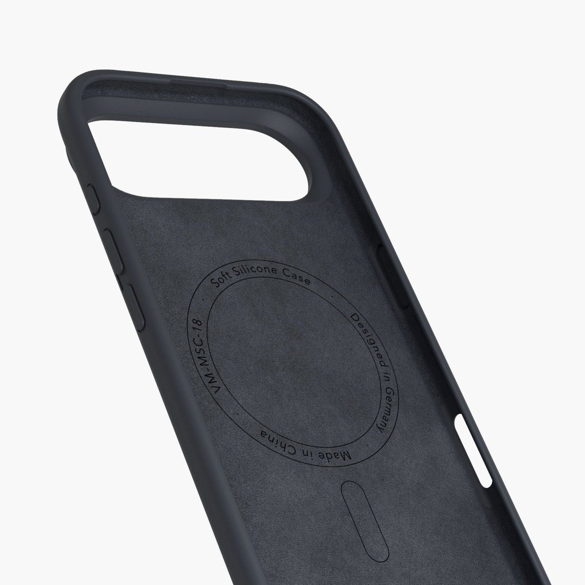 Aksesorë për telefon Mbrojtëse Silikoni Vonmählen Soft për iPhone 17 Air - Blu e mbyllur - Figura 2