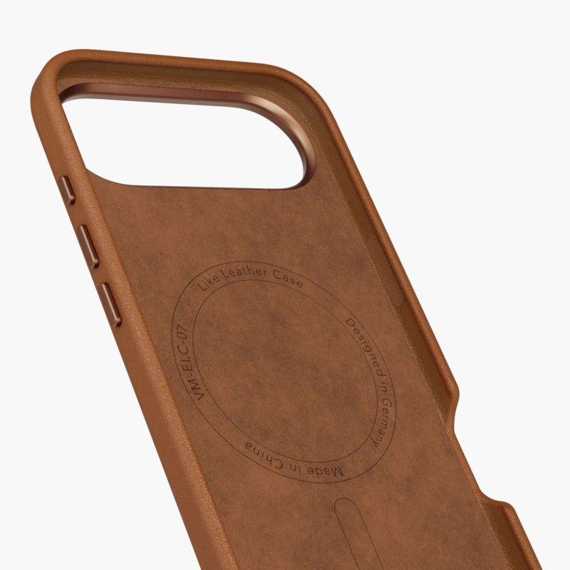 Aksesorë për telefon Vonmählen Like Leather Case për iPhone Air 17 – Kafe - Figura 2
