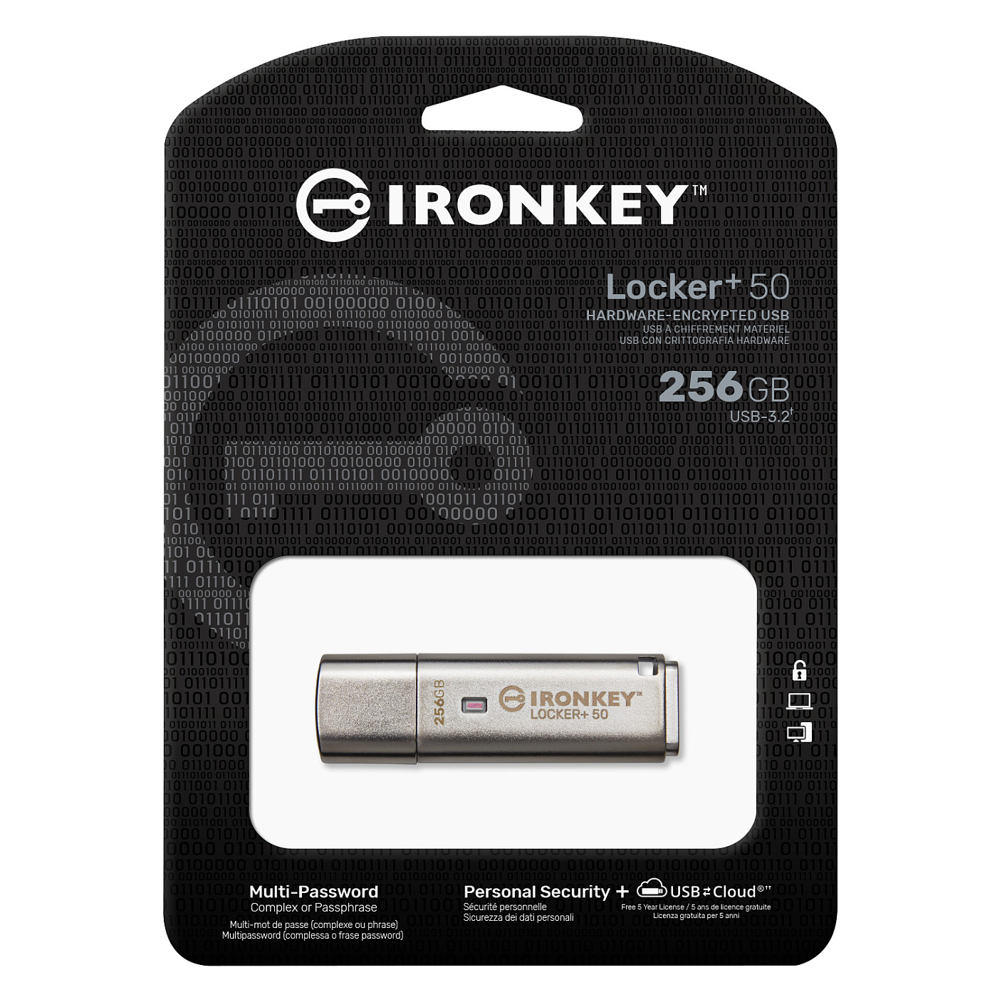USB Flash Drive Kingston IronKey / 256GB / Encryption - Figura 3