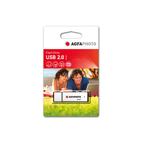 USB Flash Drive Stick AgfaPhoto USB 2.0 silver 16GB