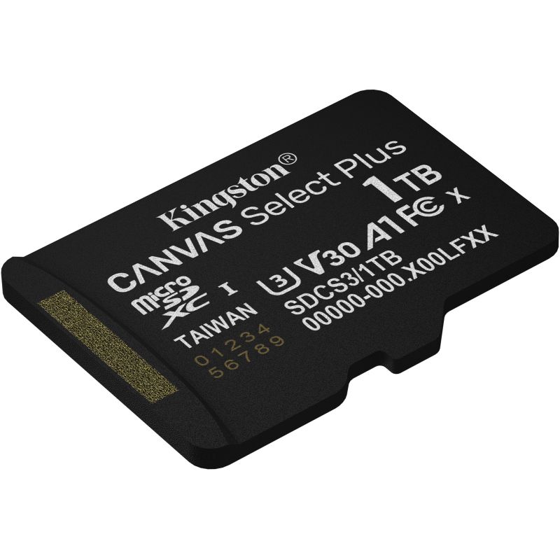 Kartë Memorie SD Kingston 1TB microSDXC Canvas Select Plus Gen3 150MB/s A1 – Pa Adapter - Figura 2