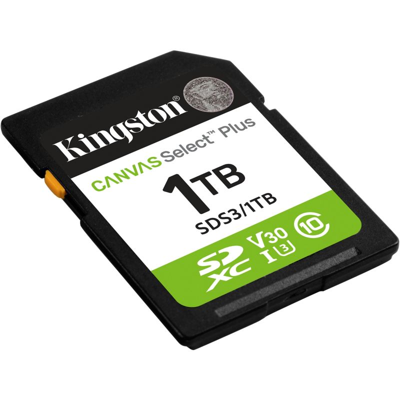 Kartë Memorie SD Kingston 1TB SDXC Canvas Select Plus Gen3 150MB/s Class 10 UHS-I U3 V30 - Figura 2