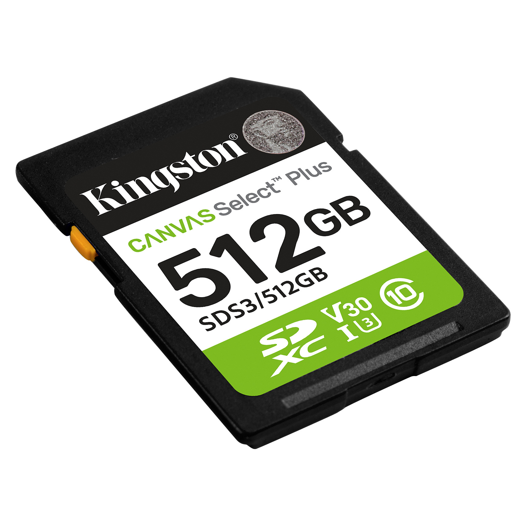 Kartë Memorie Kingston SDXC Canvas Select Plus Gen 3 / 512GB / 150MB/s / Class 10 / UHS-I U3 / V30 - Figura 2