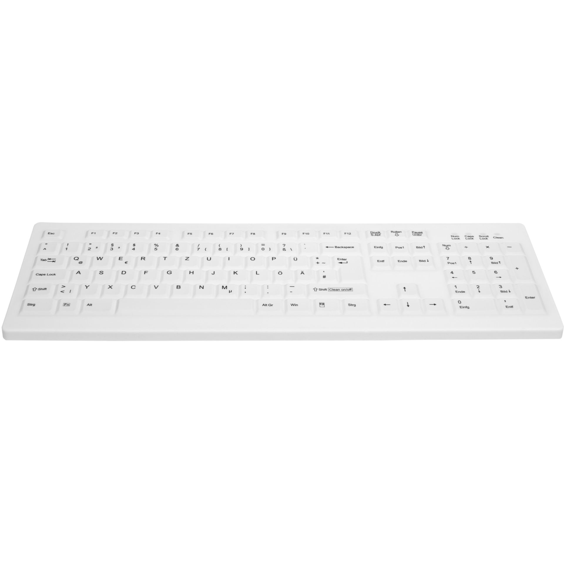 Tastierë me kabllo Cherry AK-C8100F-U1-W/US – Bardhë - Figura 3