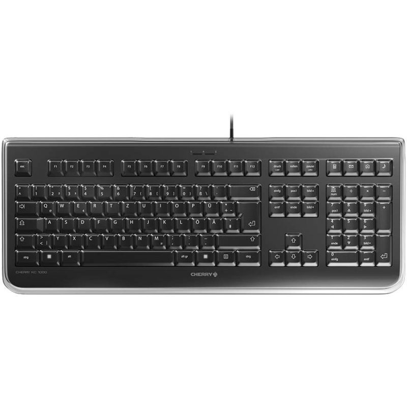 Tastierë me kabllo Cherry KC 1068 / Medical / IP68 Sealed / DE Layout - Zezë