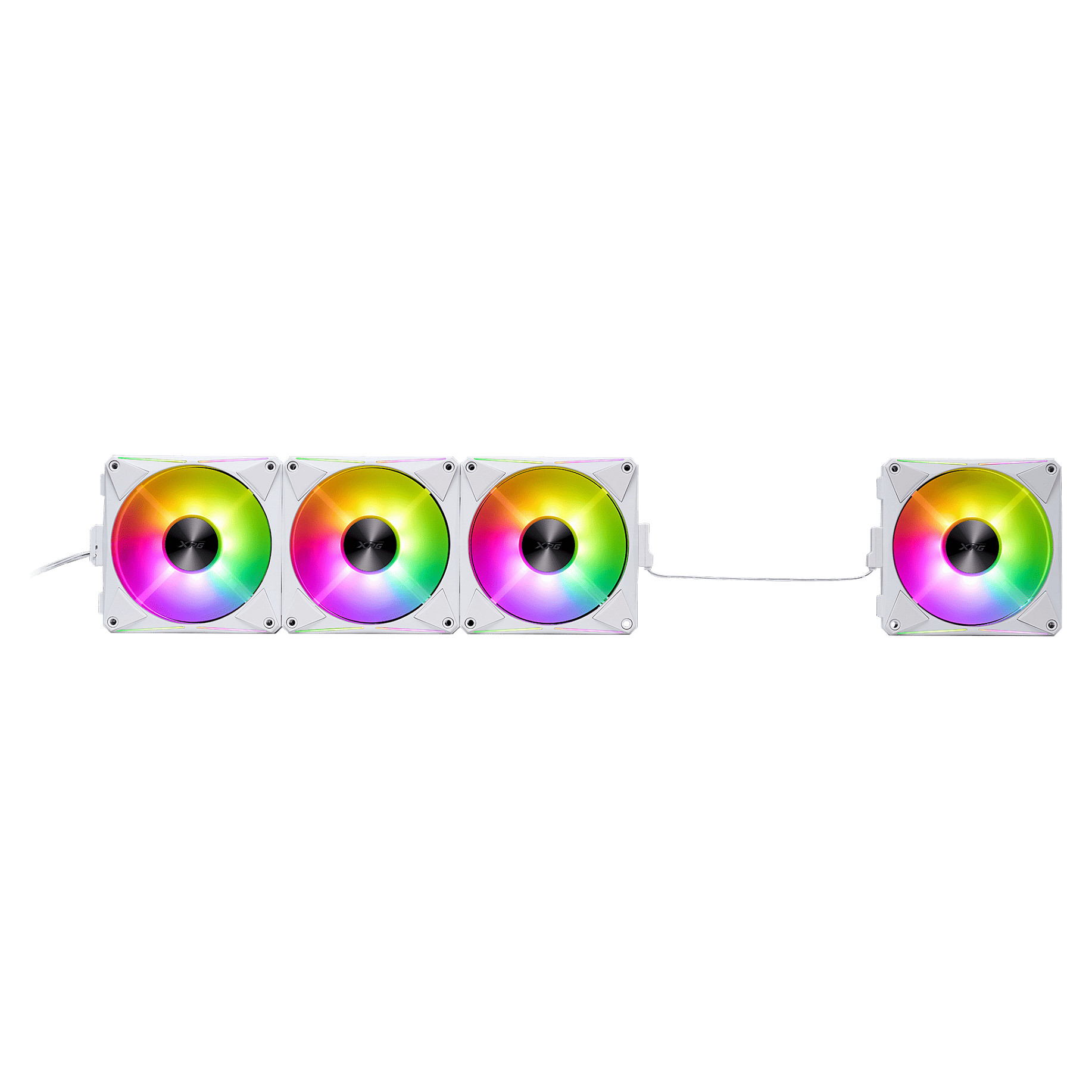 Ftohës për Kasë K Cooler XPG Hurricane MAG 120 ARGB PWM / 120mm / 4-Pack – Bardhë - Figura 2