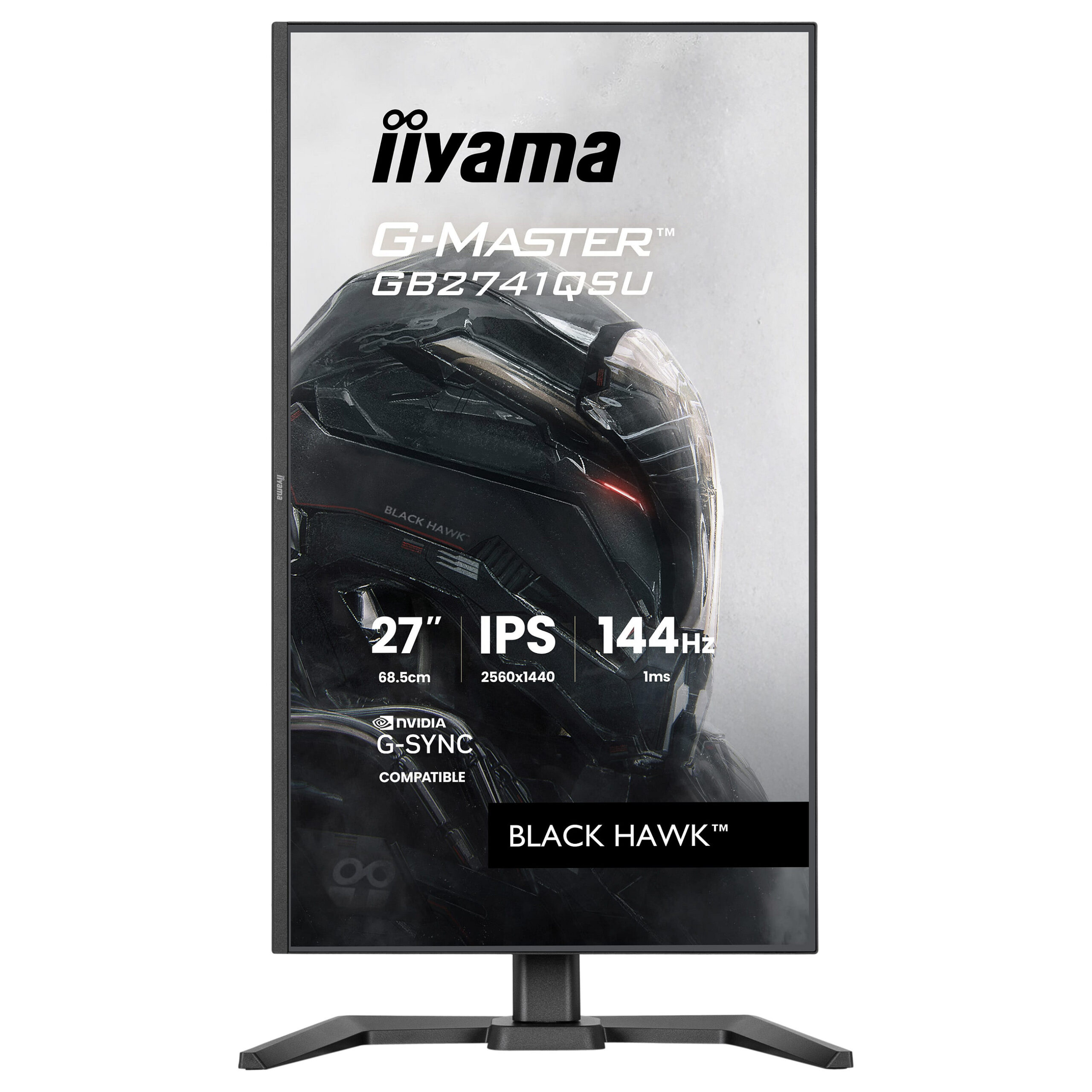 Monitor Gaming iiyama GB2741QSU-B1 / 27"/ 4K Ultra HD IPS / LED / 144 Hz / 1 ms / HDMI+USB+DP+HDCP - Zezë - Figura 2