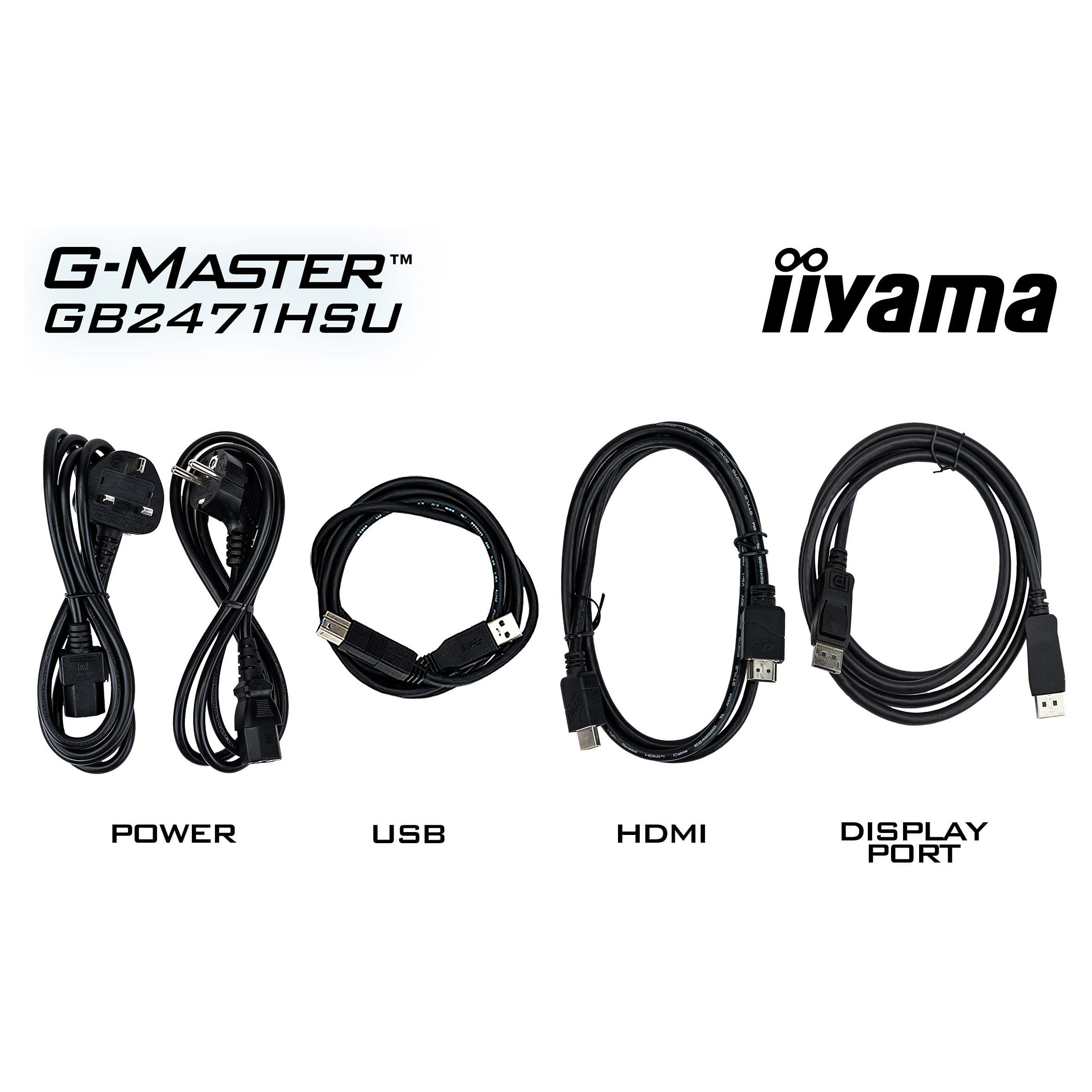 Monitor Gaming iiyama GB2471HSU-B1 / 23.8"/ Full HD Fast IPS / 240 Hz / 0.3 ms / HDMI+USB+DP+HDCP - Zezë - Figura 4