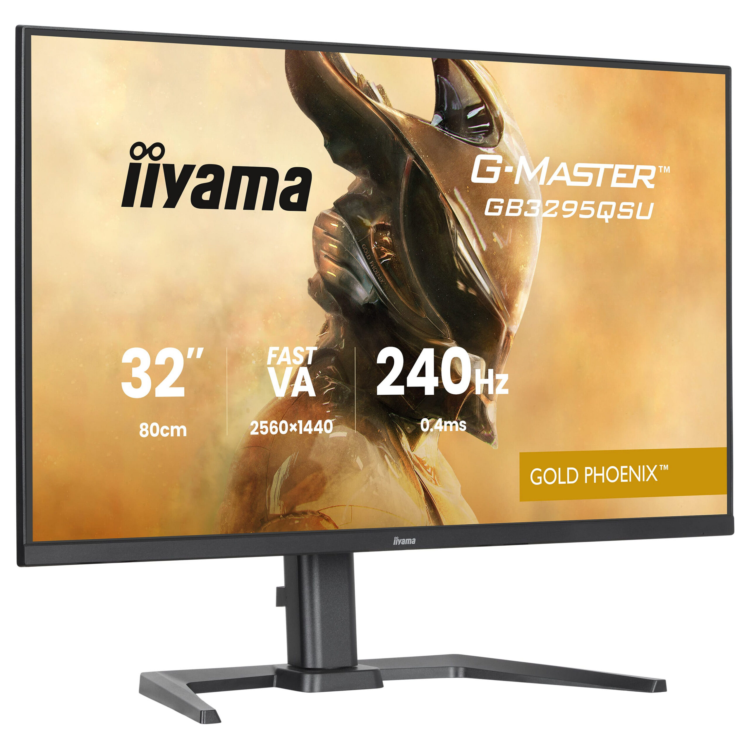 Monitor Gaming iiyama G-MASTER GB3295QSU-B1 / 31.5"/ Quad HD Fast VA / LED / 240 Hz / 0.4 ms / HDMI+USB+DP+HDCP - Zezë - Figura 4
