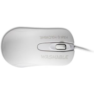 Maus me kabllo MAN&MACHINE / 1000 DPI / 2 Buttons + Scroll – Bardhë