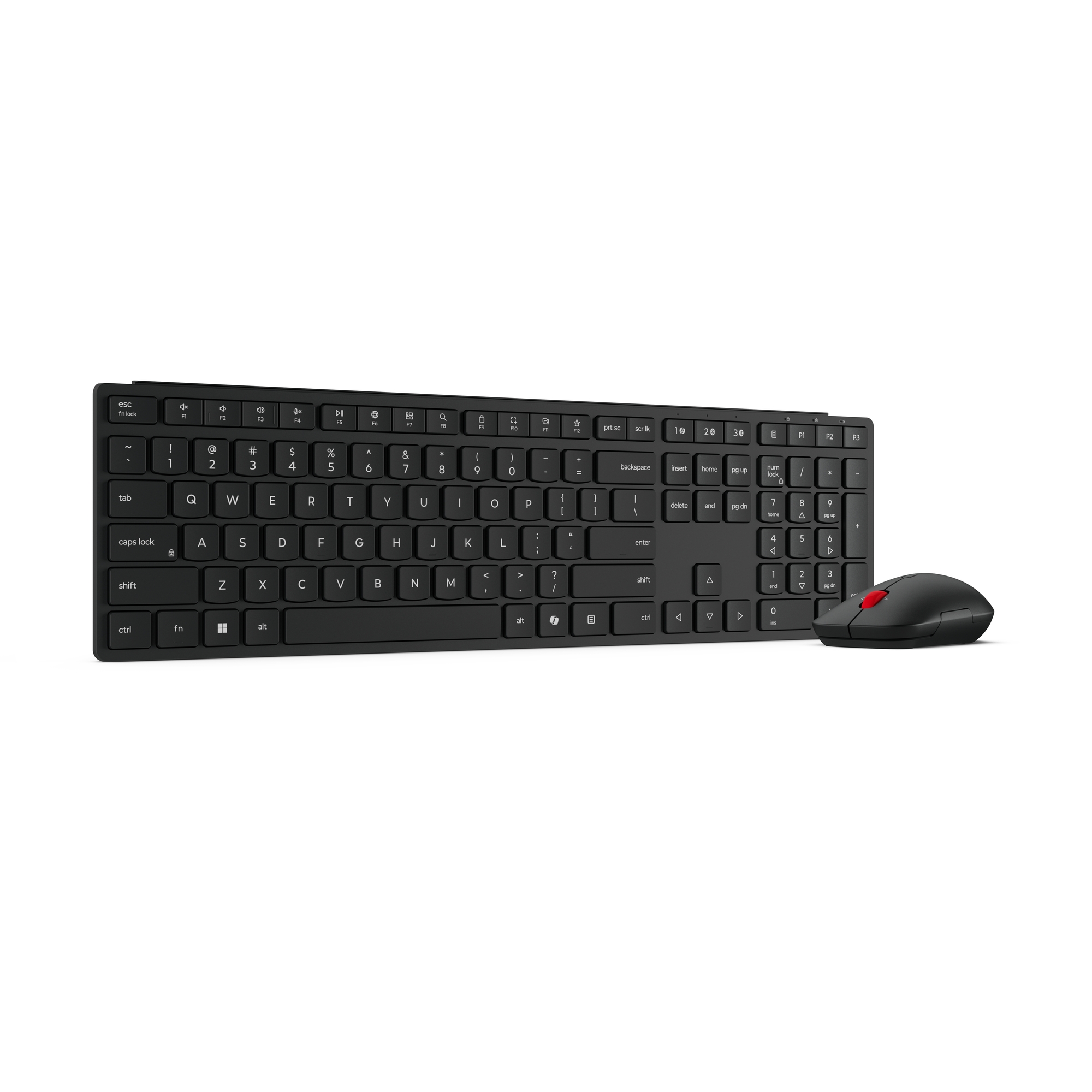 Combo (Tastierë & Maus) Lenovo Multi‑Mode Pro 6000 / QWERTZ DE – Zezë - Figura 2