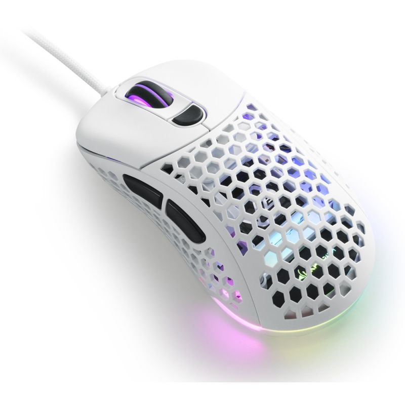 Maus Gaming Sharkoon Light 200 - Bardhë - Figura 3