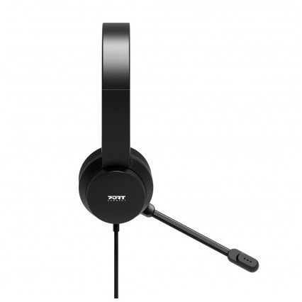 Kufje pa kabllo Port Headset Comfort Office USB + Microphone - Zezë - Figura 2