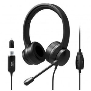 Kufje pa kabllo Port Headset Comfort Office USB + Microphone - Zezë