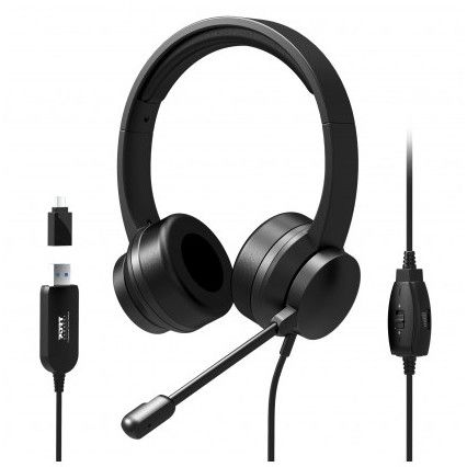 Kufje pa kabllo Port Headset Comfort Office USB + Microphone - Zezë
