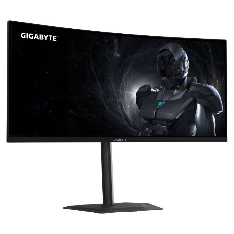 Monitor Gaming GIGABYTE GS34WQCA / 34"/ Wide Quad HD VA / LCD / Curved / 120Hz / 1ms / HDMI + DisplayPort - Zezë - Figura 3