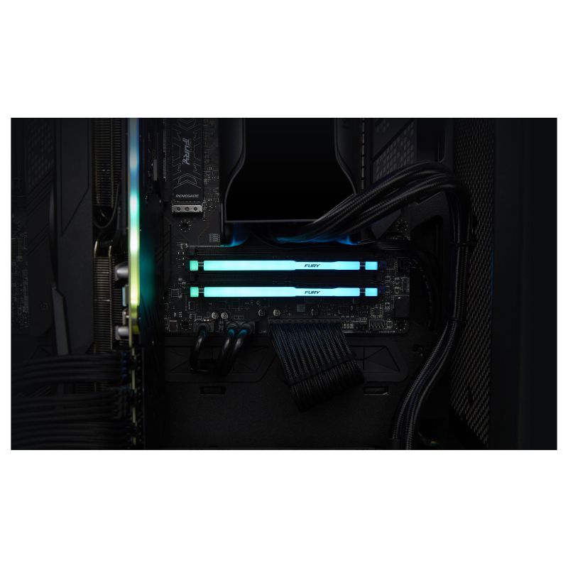 RAM Memorie DDR5 Kingston FURY Beast RGB 64GB (1 x 64GB) 5600 MHz CL36 - Figura 3