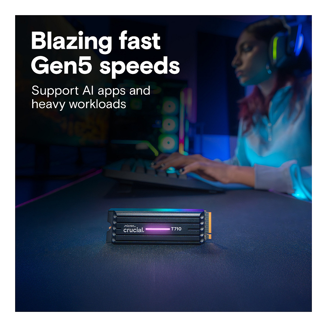 SSD e brendshme Crucial T710 1TB - Zezë - Figura 3
