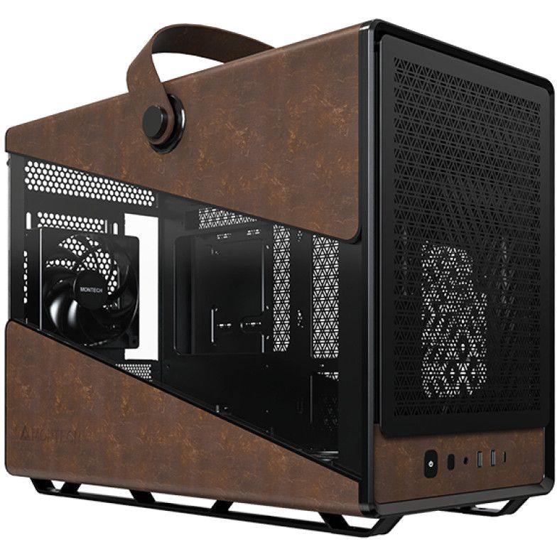 Kasë Midi Montech Heritage 30 Pro TG – Zezë/Kafe - Figura 2