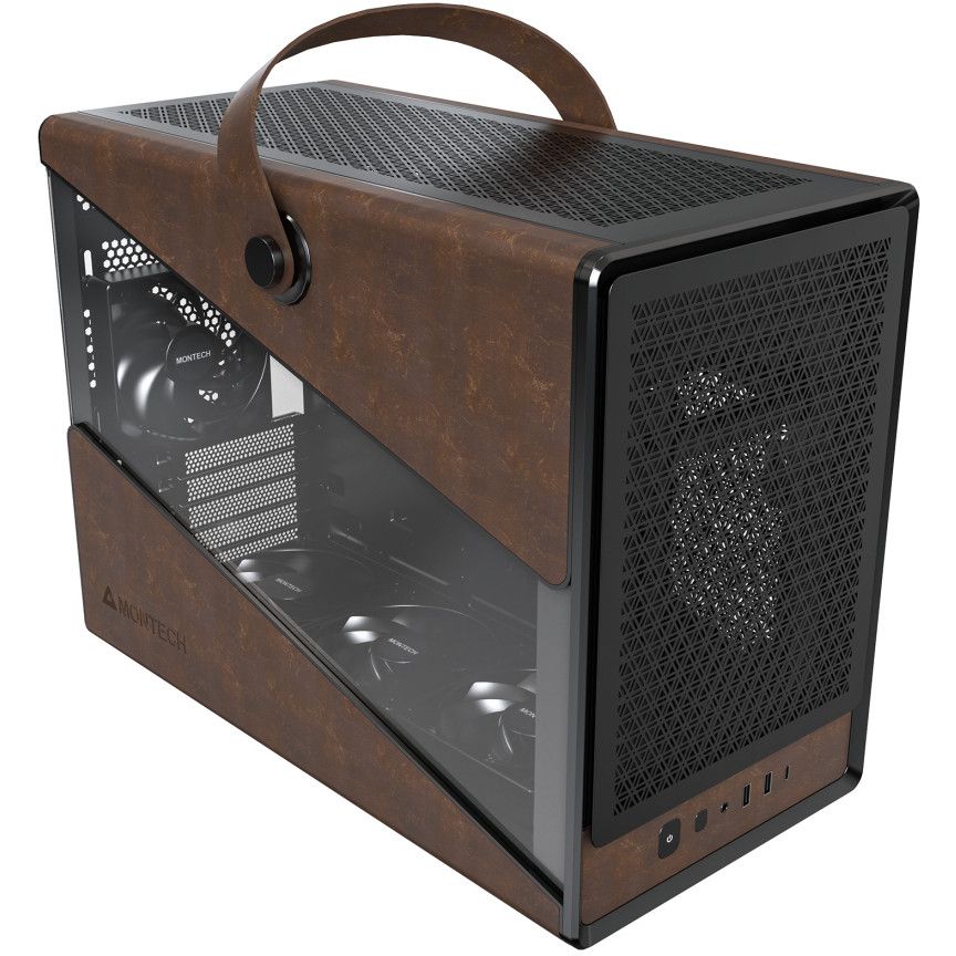 Kasë Midi Montech Heritage 30 Pro TG – Zezë/Kafe - Figura 3