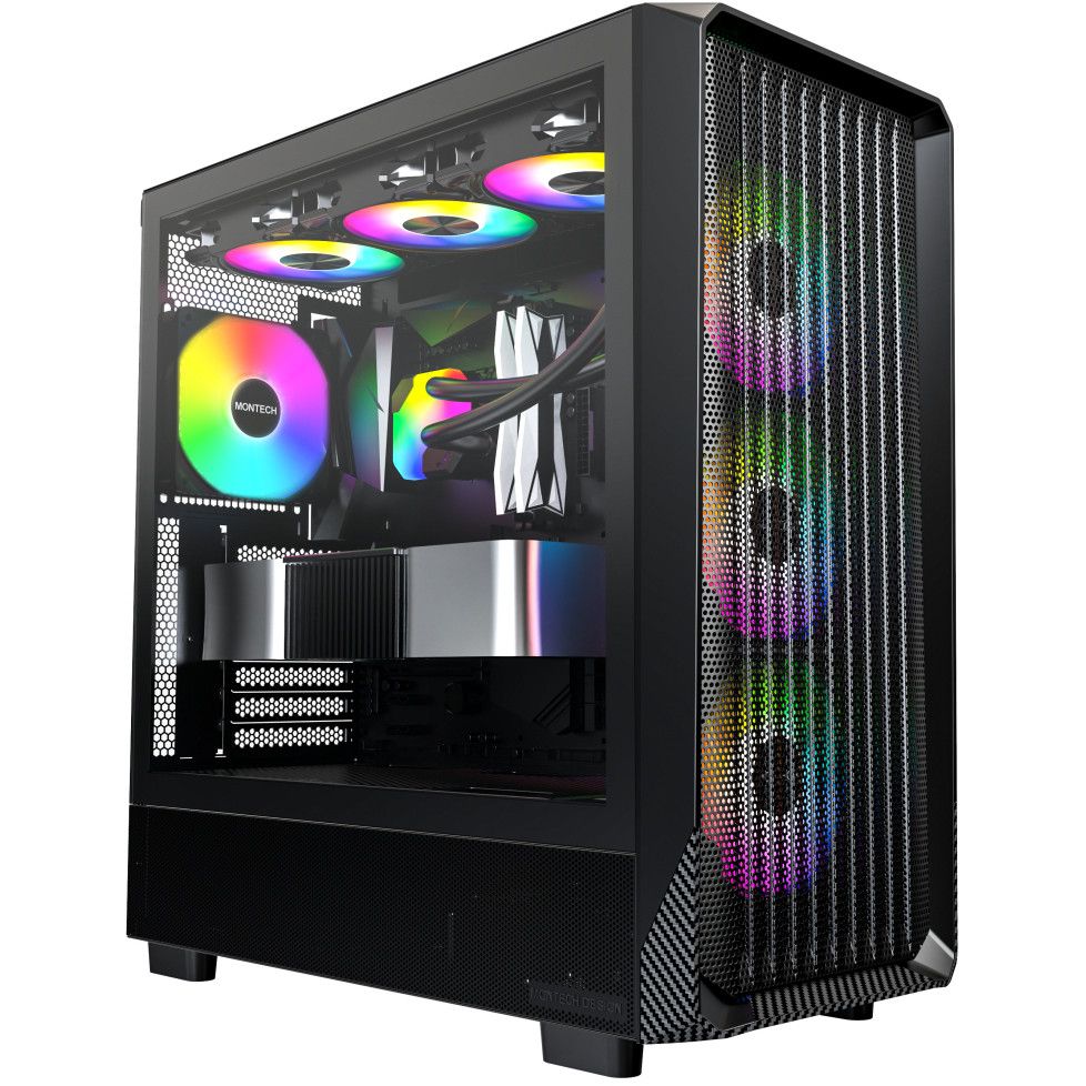 Kasë Midi Montech X5 TG – Zezë - Figura 3