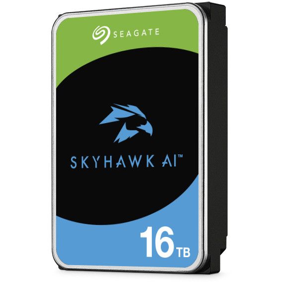 HDD i Brendshëm 3.5″ 16TB Seagate SkyHawk AI – SATA 6Gb/s / 7200RPM / 256MB Cache / AI Surveillance