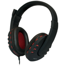 Kufje me kabllo Logilink HS0033 - Zezë/Kuqe