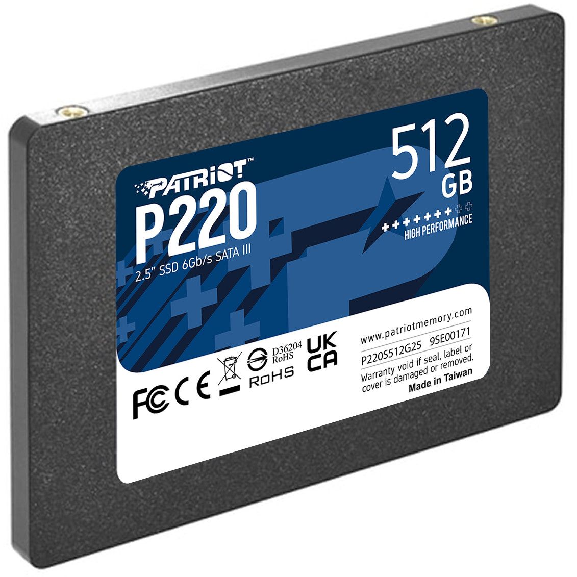 SSD e Brendshme 2.5″ / 512GB / Patriot P220 SATA III 6Gb/s - Figura 2