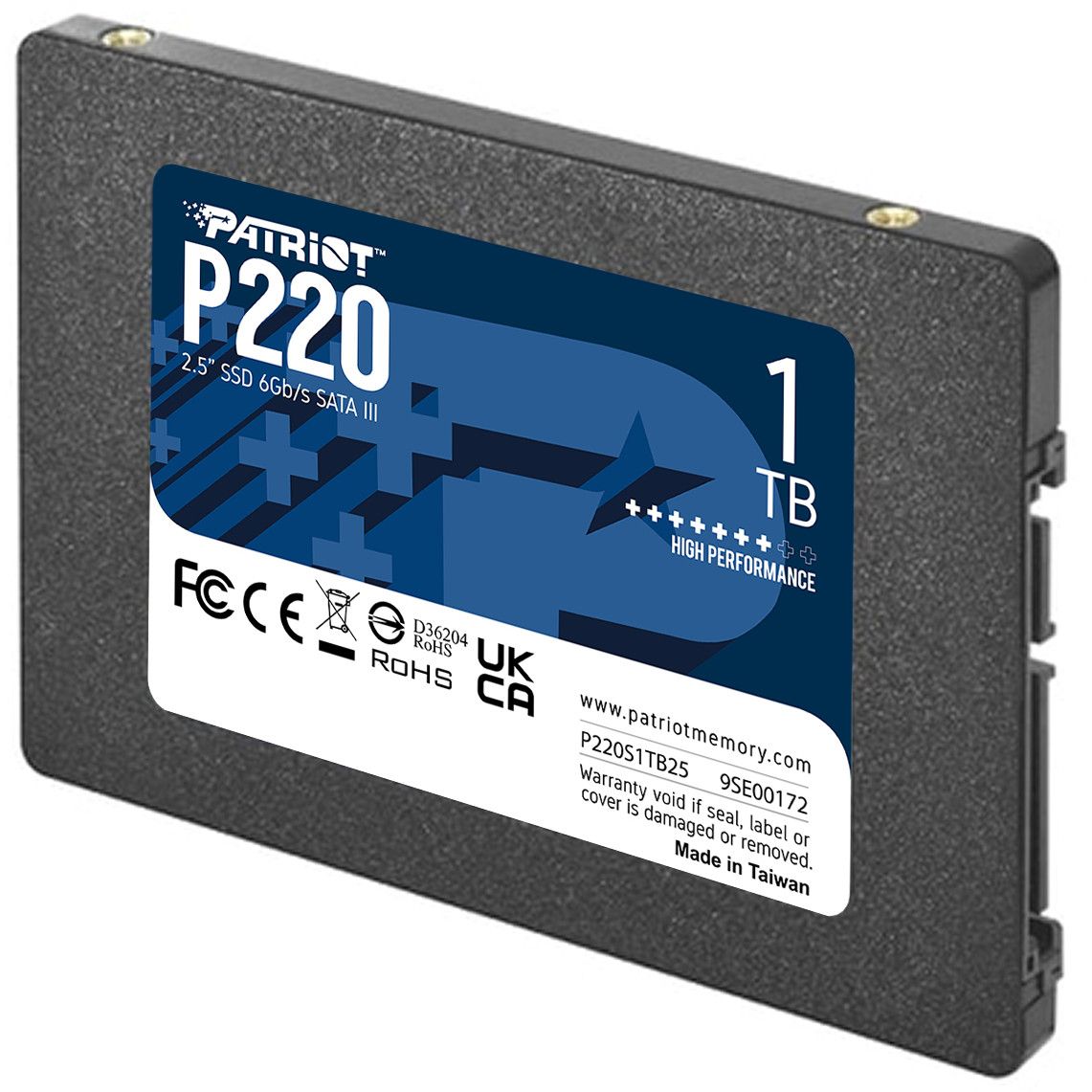 SSD e Brendshme 2.5″ / 1TB / Patriot P220 SATA III 6Gb/s - Figura 2