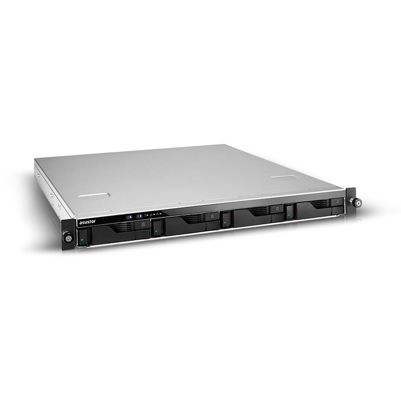 ASUSTOR Enterprise AS6504RD Lockerstor 4RD 4-Bay Rackmount NAS me Redundant PSU, 8GB DDR4 dhe 2.5GbE