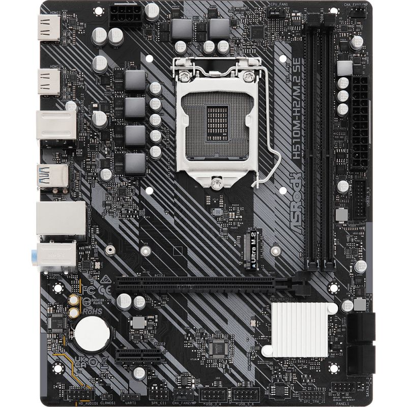 Pllakë Amë ASRock / H510M-H2/M.2 SE / 1200 / mATX / 2xHDMI / DDR4 - Figura 4