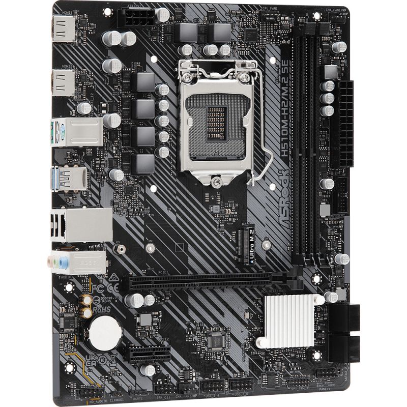 Pllakë Amë ASRock / H510M-H2/M.2 SE / 1200 / mATX / 2xHDMI / DDR4 - Figura 2