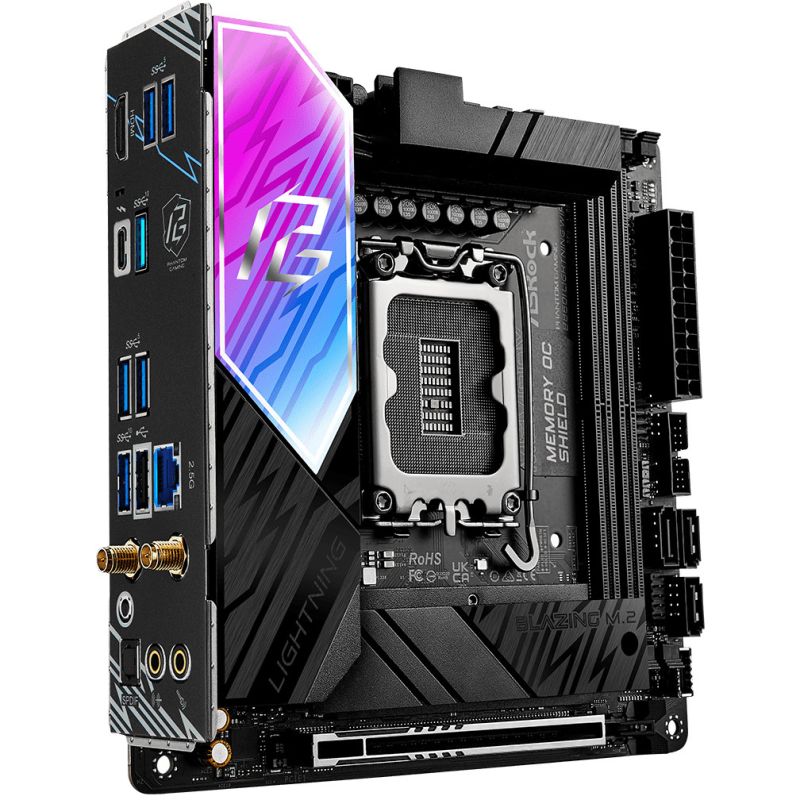 Pllakë Amë ASRock / B860I Lightning WiFi / 1851 / mITX / HDMI-USB-C / DDR5 - Figura 3