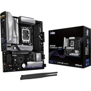Pllakë Amë ASRock / B860M LiveMixer WiFi / 1851 / mATX / HDMI / DDR5