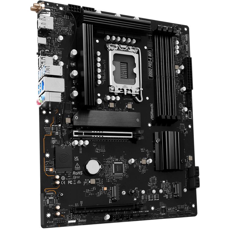 Pllakë Amë ASRock / B860 Pro-A WiFi / 1851 / ATX / HDMI-DP / DDR5 - Figura 3