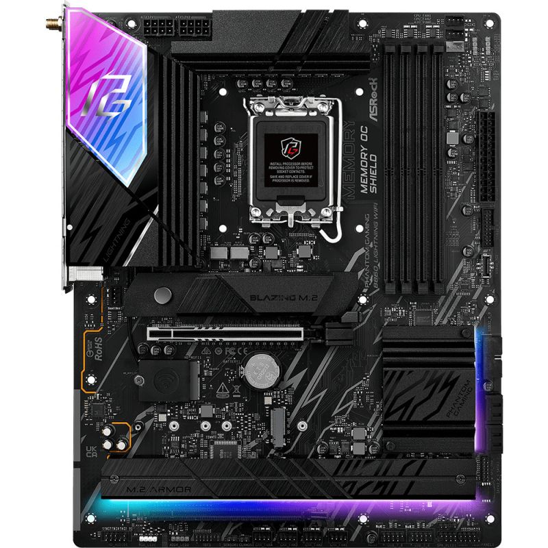 Pllakë Amë ASRock B860 Lightning WiFi / LGA 1851 / DDR5 ATX / HDMI+DP - Figura 4