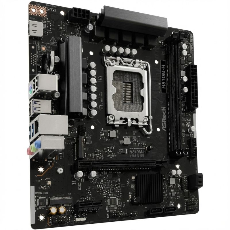 Pllakë Amë ASRock H810M-H / Socket 1851 / DDR5 / HDMI