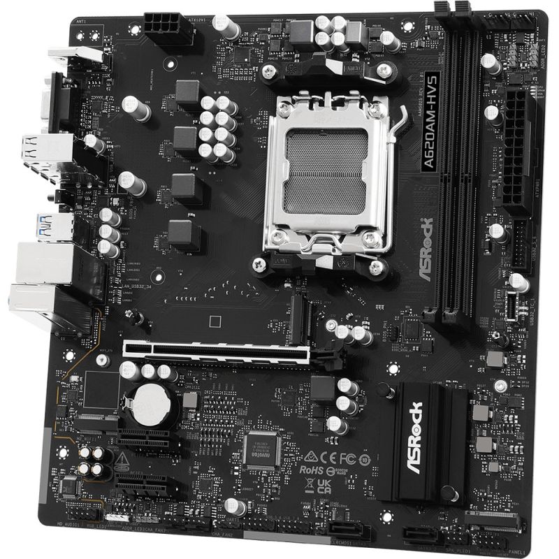 Pllakë Amë AMD AM5 ASRock A620AM‑HVS / mATX / DDR5 / HDMI - Figura 3